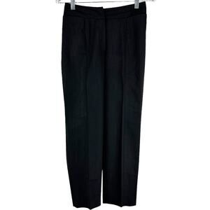 Zanella Women's Striped Pleated Connie Dress Pants Size 2 100% Wool EUC